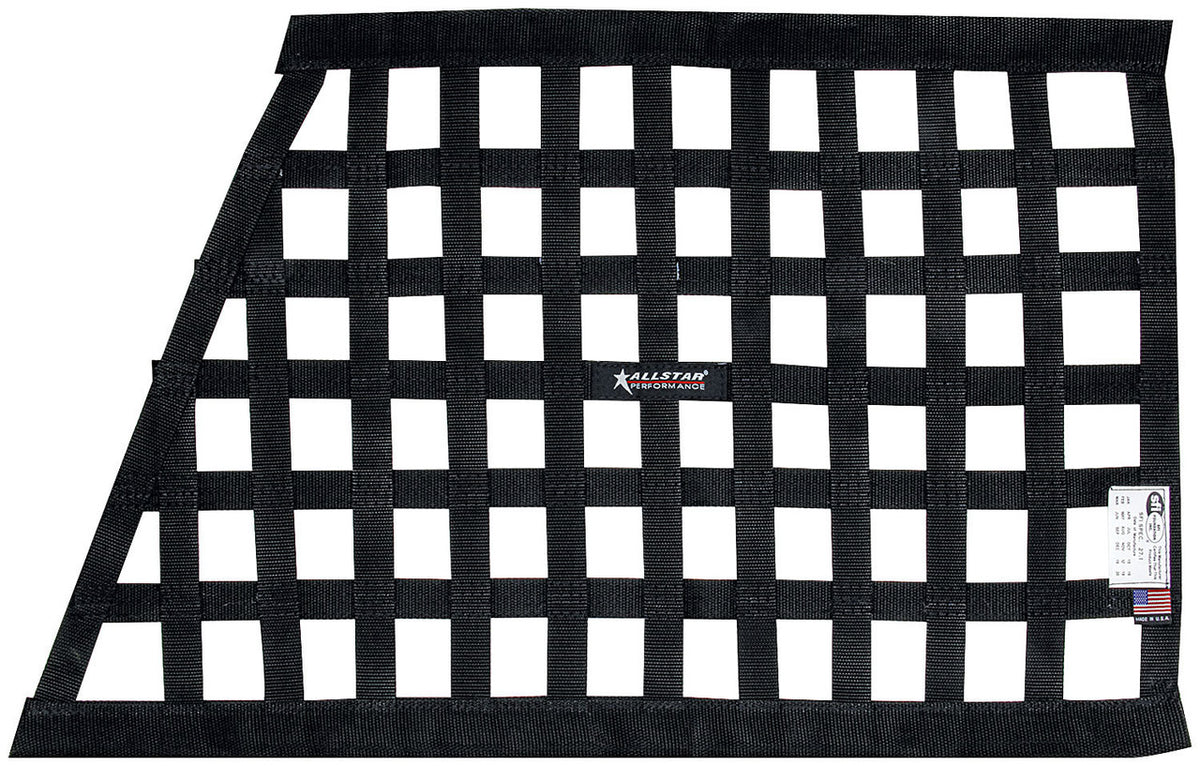 Allstar Performance Window Net Border Style Angled Black SFI ALL10288