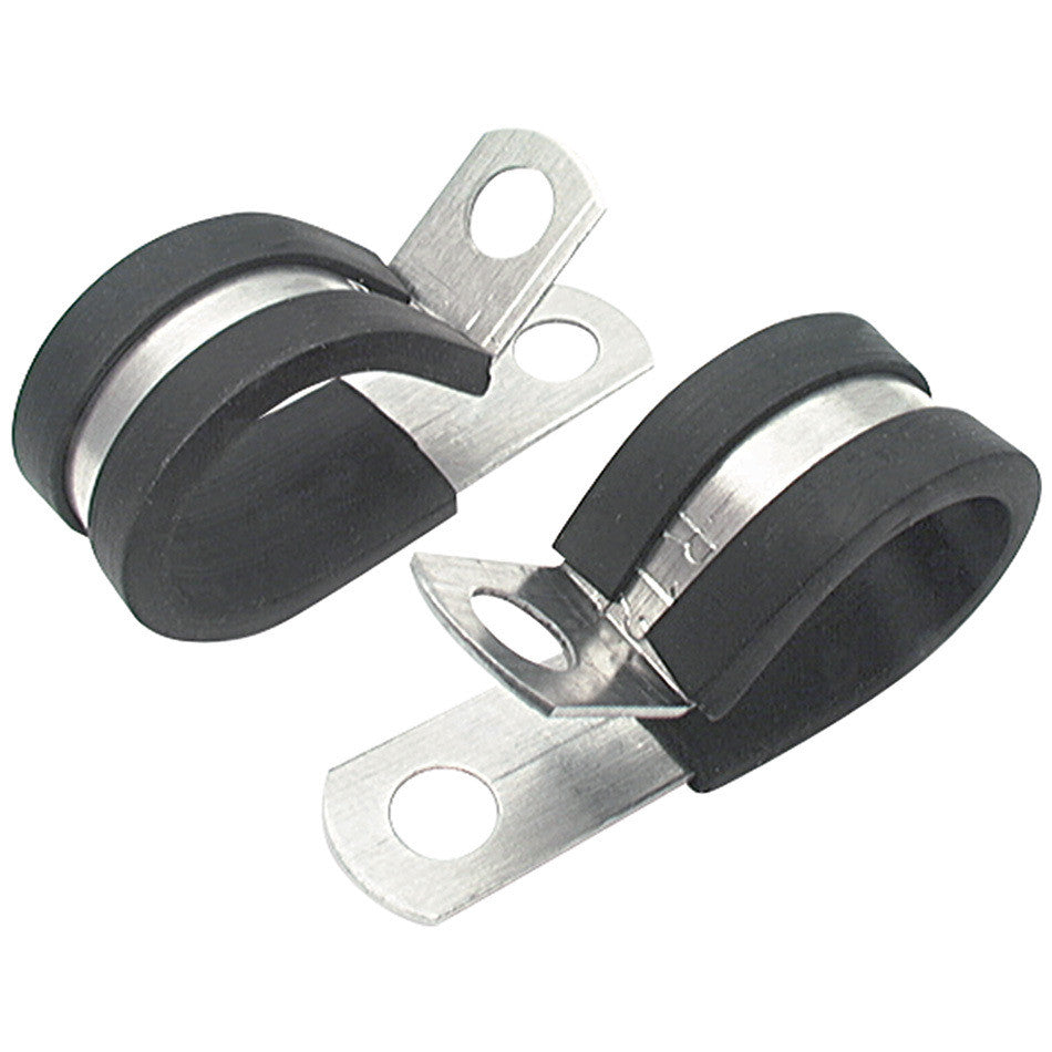 Allstar Performance Aluminum Line Clamps 1/2in 10pk ALL18303