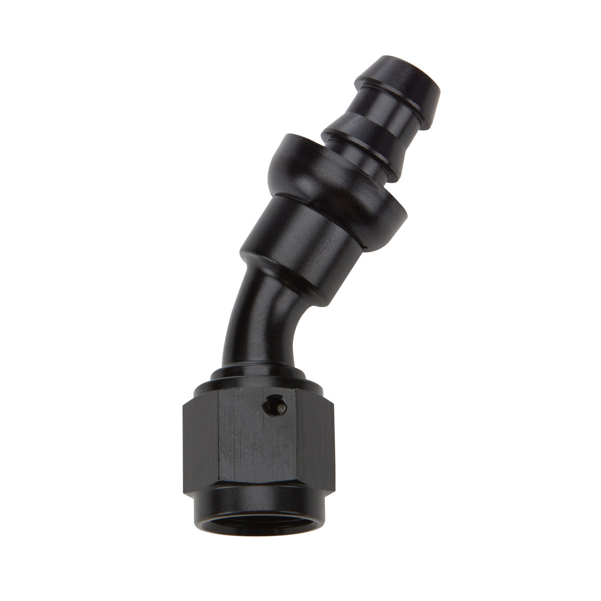 Allstar Performance Pushlock Hose End Black 30 Deg Elbow -12 ALL49425