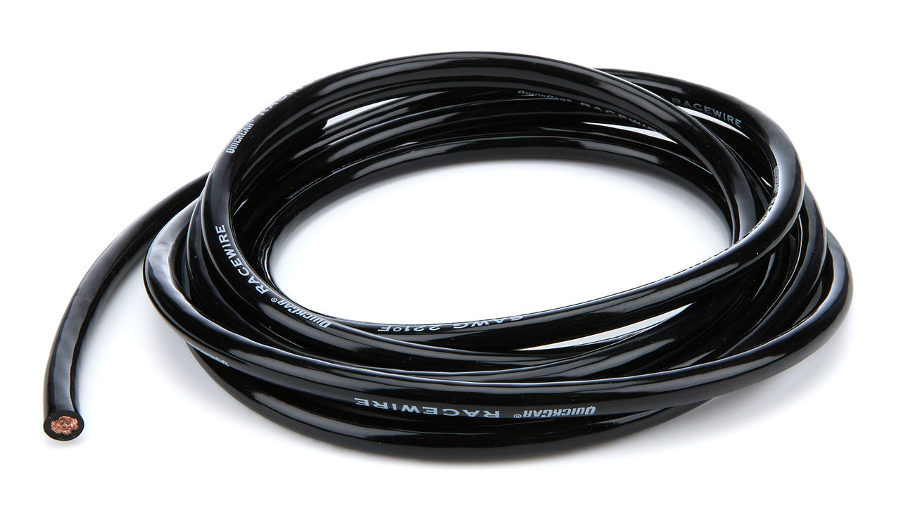 QuickCar Battery Cable - 6 Gauge, Black, 10' Length