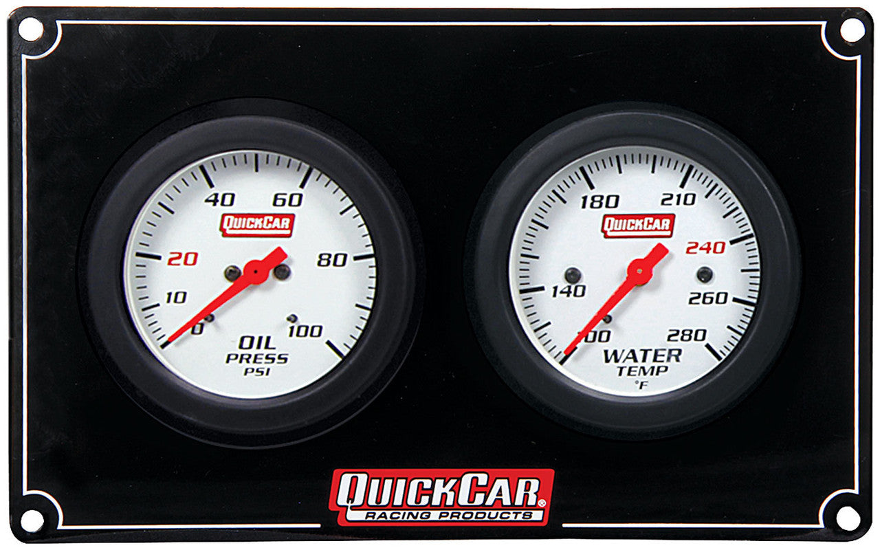 QuickCar Extreme 2 Gauge Panel OP/WT