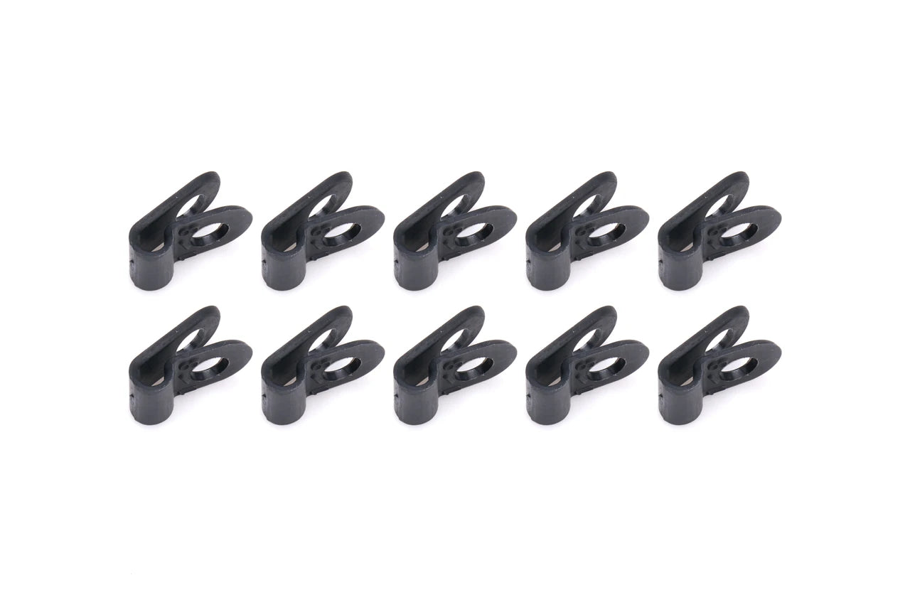 QuickCar Adel Line clamps Nylon 1/8" 10 each
