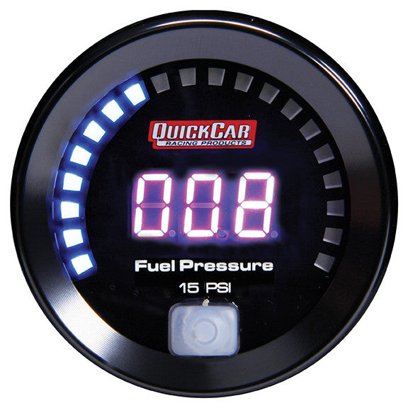 QuickCar Digital Fuel Pressure Gauge 0-15PSI