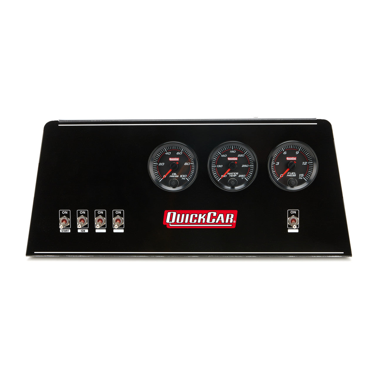 QuickCar NE Mod Dash Panel Redline OP/WT/FP Single Ignition