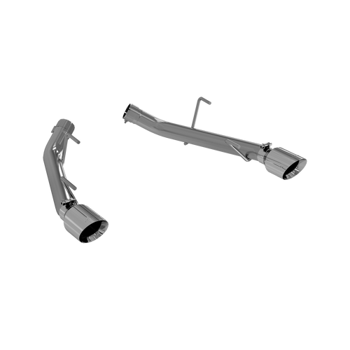 MBRP S7202304 Axle-Back Exhaust (Muffler-Delete) - 2005-2010 Ford Mustang GT 4.6L / 2007-2010 GT500 5.4L (Race) | T304 Stainless