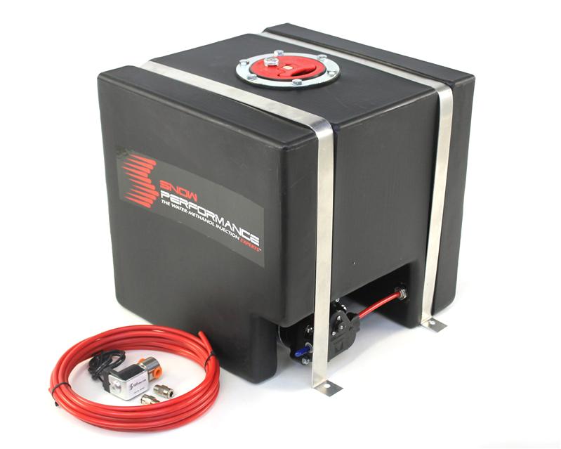 Snow Performance SNO-40015-BRD 10 Gal Water Tank Upgrade SS Brd Line & Solenoid