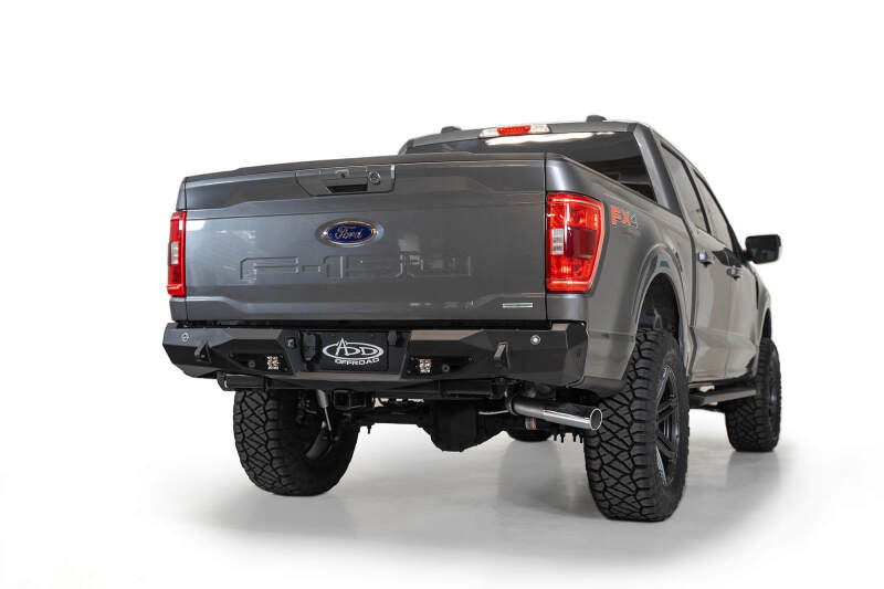 Addictive Desert Designs for 2021 Ford F-150 Stealth Fighter Rear Bumper w/ Back up Sensors
