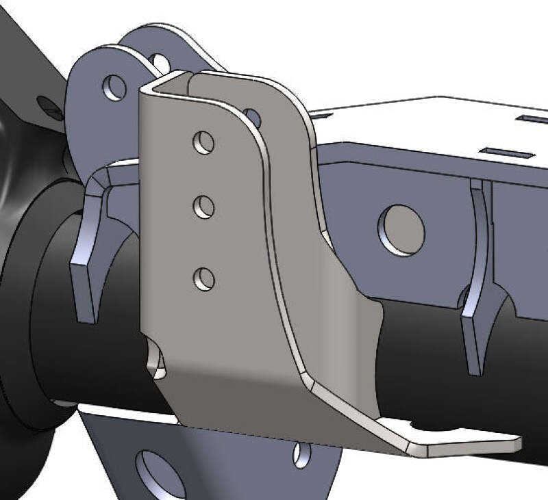 Artec Industries BR1139 Raised Track Bar Bracket for 3 1/2 in Diameter Front Axle