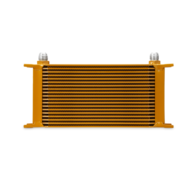 Mishimoto Universal 19 Row Oil Cooler - Gold - #MMOC-19G