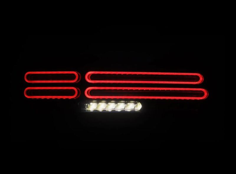 AlphaRex 691022 23-25 Nissan Z Nova-Series Quad-Loop Style Prismatic LED Tail Lights - Alpha Black