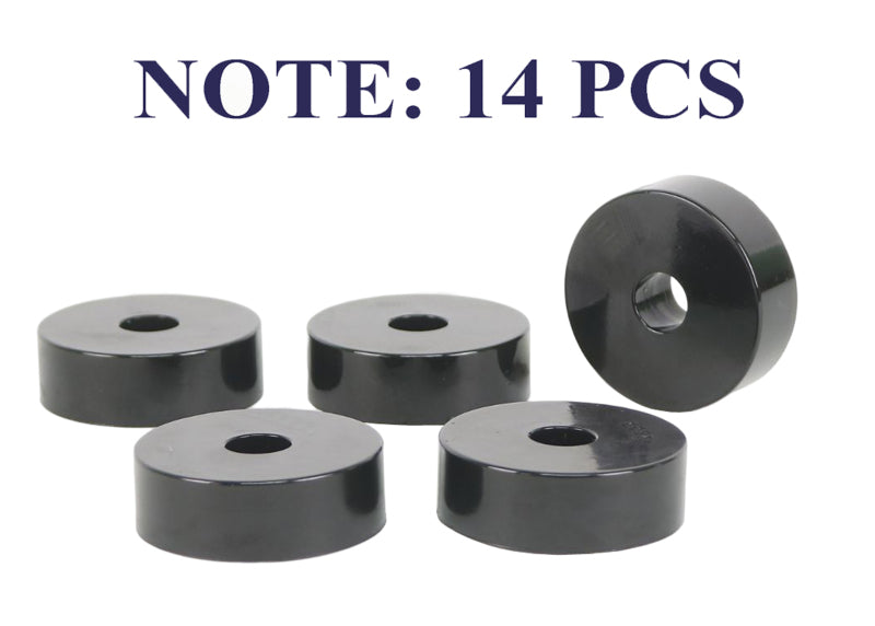 Whiteline W93478 Body Mount Bushing Set for 1959-1973 Jeep CJ5