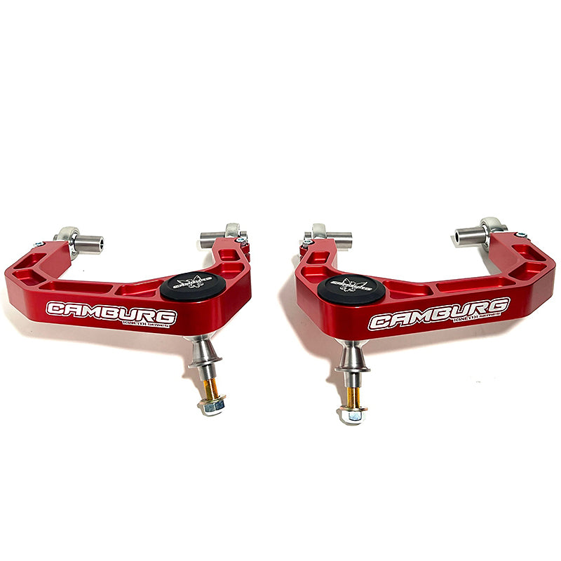 Camburg Engineering CAM-310184-RED KINETIK Uniball UCA Red for 2003-2023 Toyota Tacoma / 4Runner / FJ Cruiser