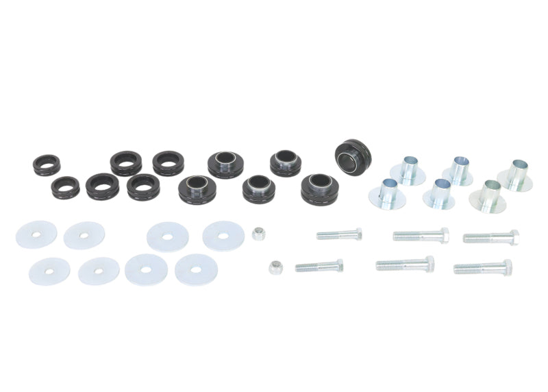 Whiteline W93494 Body Mount Bushing Set for 1976-1981 Pontiac Firebird, 1967 Chevrolet Chevy II