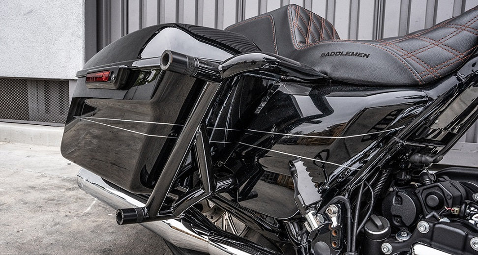 Burly Brand B10-3013C Brawler Kit Front and Rear Chrome for 2014-2023 Harley-Davidson Touring