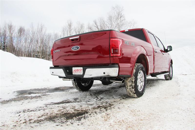 MBRP S5254AL Armor Lite Cat-Back Exhaust - 2.5-Inch Dual Side Exit | Aluminized