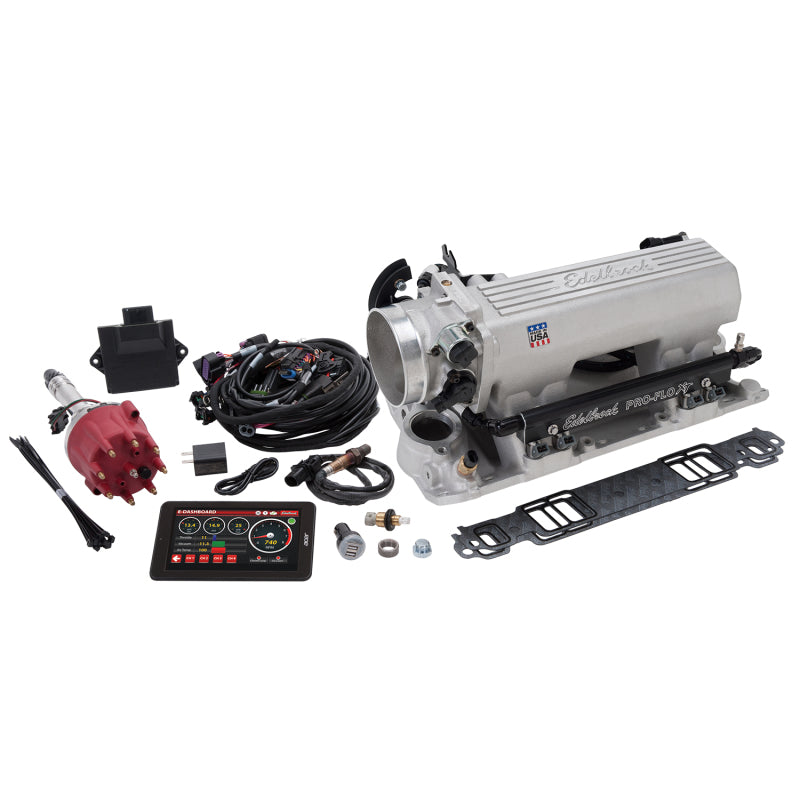 Edelbrock 35810 Pro Flo 4 XT EFI System Sequential Port SBC 1986 & Earlier 625 Max HP 35lb/hr Satin