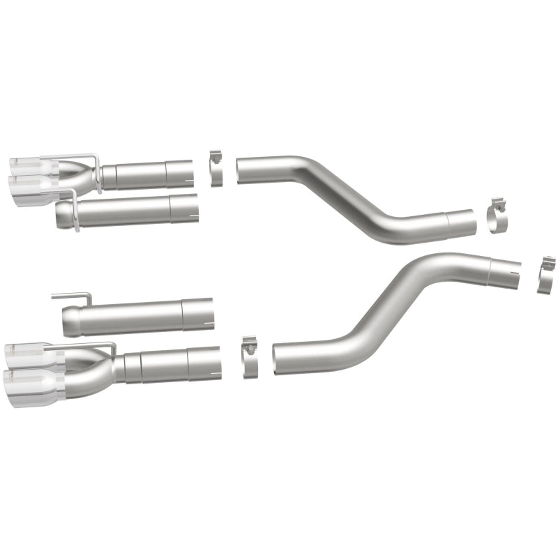 MagnaFlow 19206 Axle-Back, SS, 3in, Quad Split Rear 3.5 Tips 2015-2023 Dodge Challenger incl SRT Hellcat - #19206