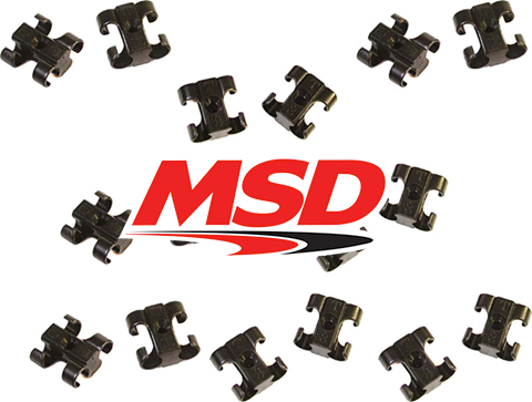 MSD 8842 Dual Plug Wire Separators, Set of 16, for Sleeved 8-8.5mm Wires