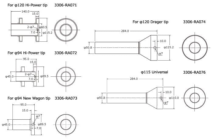 HKS 120Hiper Inner Silencer Assy