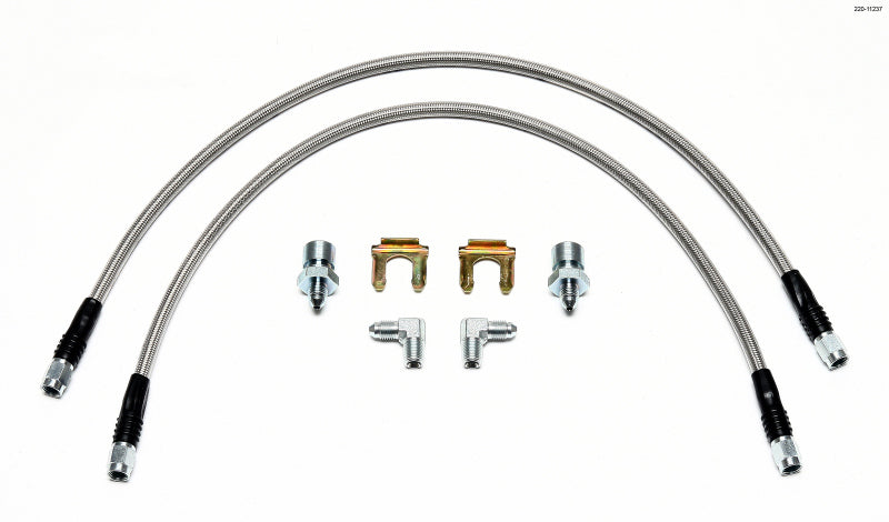 Wilwood Flexline Kit 22 inch 3/8-24 to 90 Degree - #220-11237