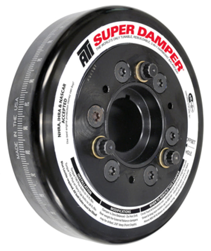 ATI Performance Products 917276 Super Damper Harmonic Balancer 6.78 in Aluminum 6/4 Groove 10% Underdrive for 1998-2006 Chevrolet Camaro, Pontiac Firebird / GTO (LS1 / LS2)