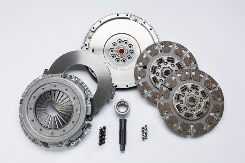 South Bend Clutch for 2008-2009 Ford 6.4L ZF-6 Street Dual Disc Organic Clutch Kit