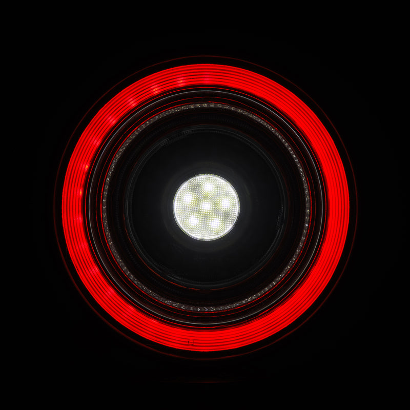 AlphaRex 668002 10-15 Ferrari 458 NOVA-Series Prismatic LED Tail Lights Red Clear