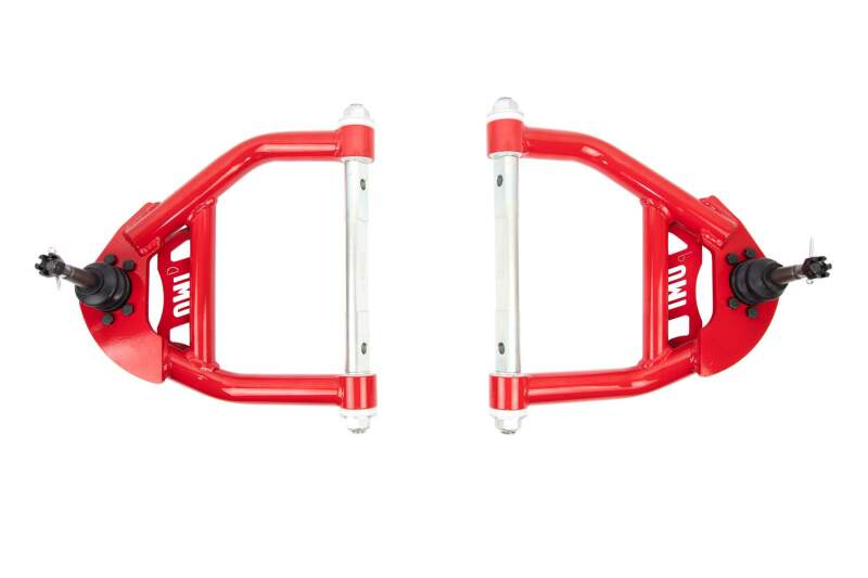 UMI Performance 4033-R Front Upper A-Arms Delrin Red for 1964-1972 GM A-Body
