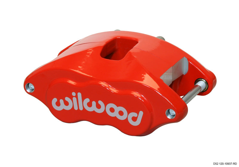 Wilwood Caliper-D52-Red 2.00/2.00in Pistons 1.04in Disc - #120-10937-RD