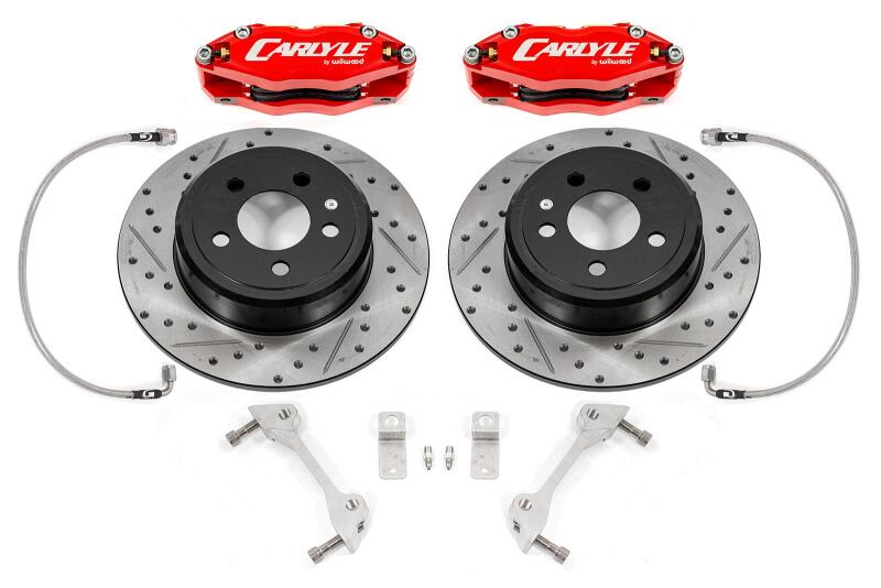 BMR 2008-2023 Dodge Challenger Brake Kit For 15in Conversion Red Calipers Non-Demon/Redeye