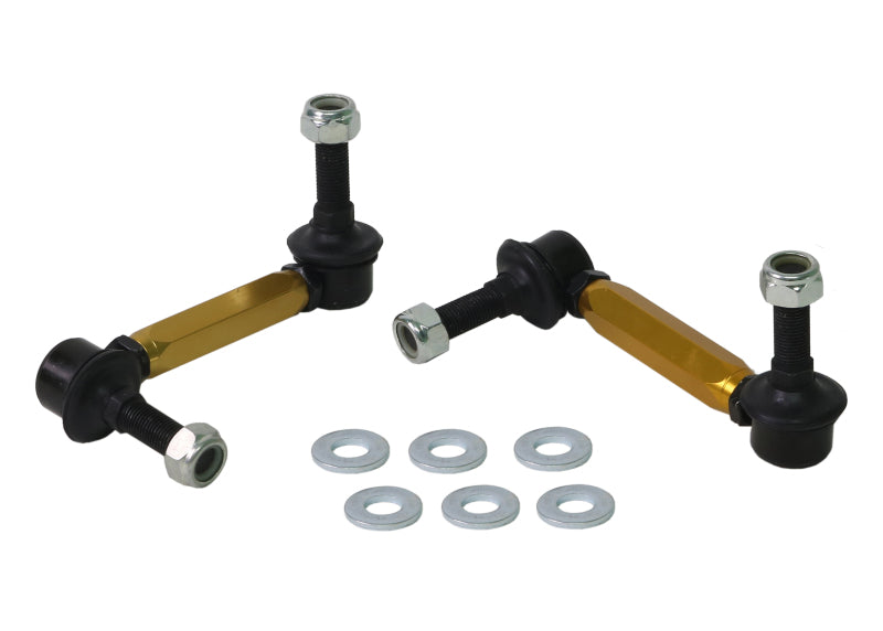 Whiteline KLC220 Front Adjustable Heavy Duty Sway Bar Link Kit for 2003-2023 Toyota 4Runner, 2010-2023 Lexus GX460, 2015-2026 Toyota Tacoma and More