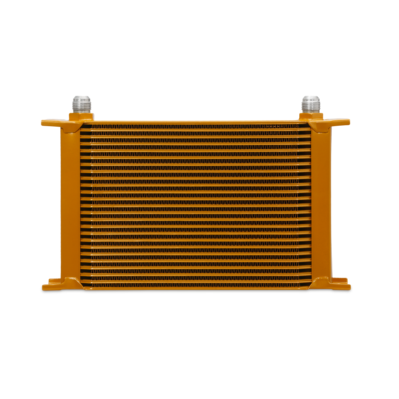 Mishimoto Universal 25-Row Oil Cooler - Gold - #MMOC-25G