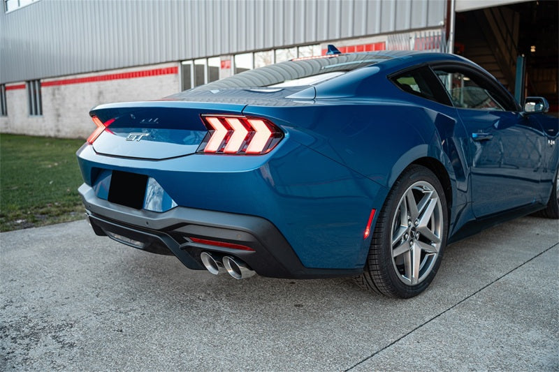Corsa 24+ Ford Mustang V8 5.0L 3in Cat-Back Exhaust System with Twin 4in Polished Pro-Series Tips