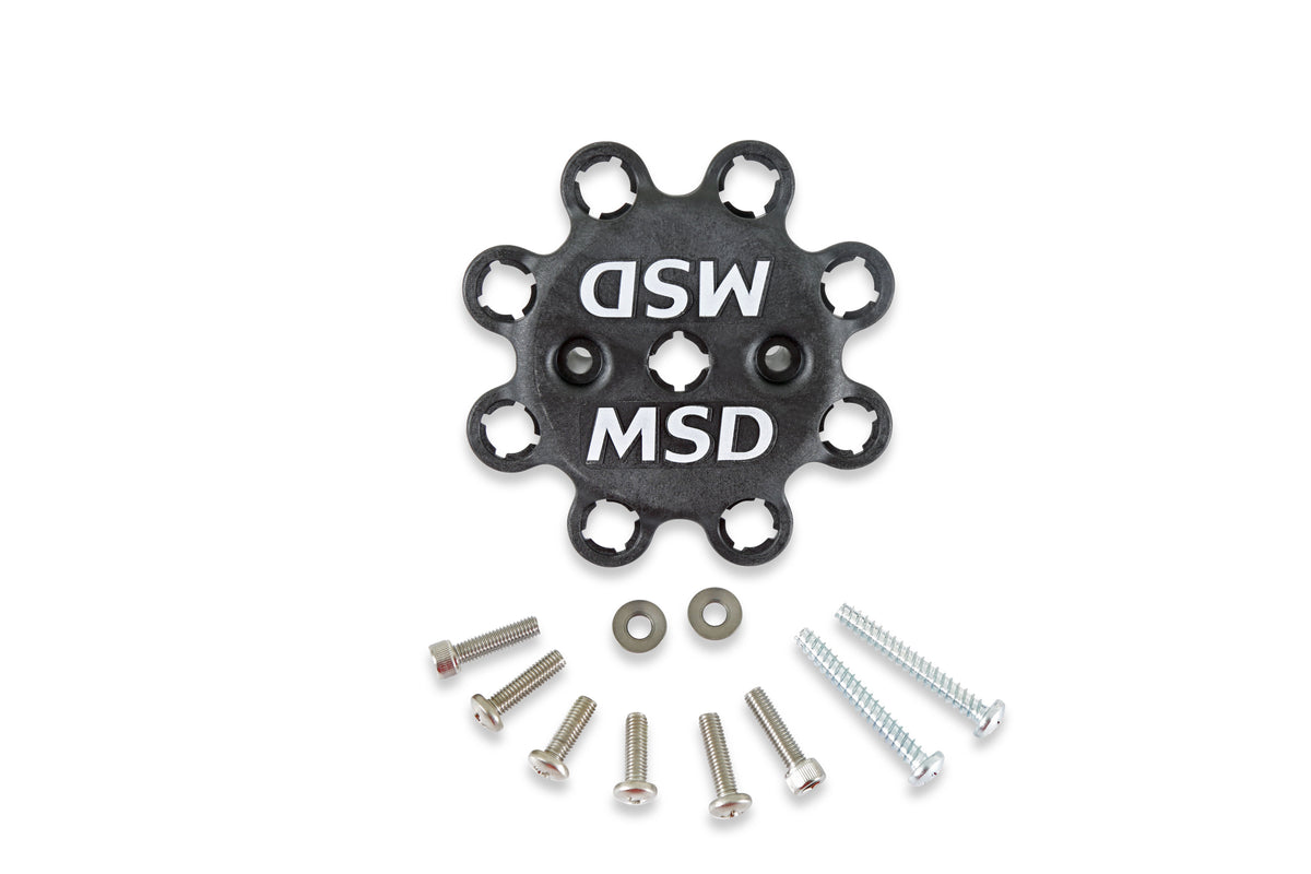 MSD 84336 Black for Chevy V8 HEI Distributor Cap and Rotor