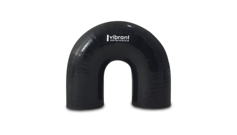 Vibrant 4 Ply Reinforced Silicone Elbow Connector - 1.25in ID x 5.50in Leg 180