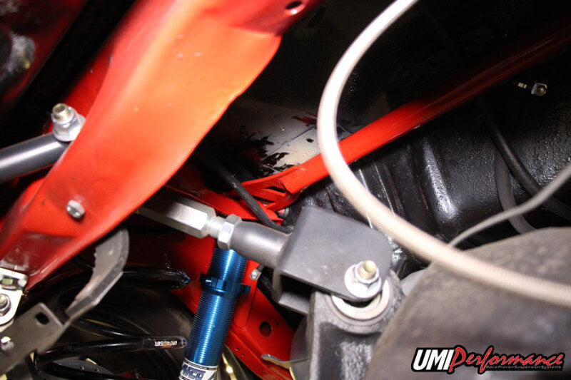 UMI Performance 4058-B Rear Shock Tower Brace Bolt-In Black for 1964-1972 A-Body