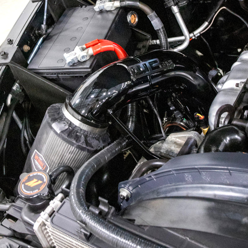 Wehrli Custom Fabrication WCF100346-GB 4in Intake Kit Gloss Black for 2003-2007 Dodge Ram 2500 / 3500 5.9L Cummins