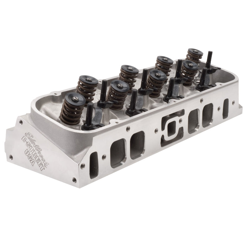 Edelbrock 50459 Cylinder Head E-Street Big Block Chevrolet Oval Port Complete Single