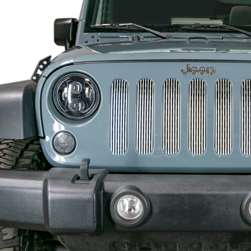 DV8 Offroad 2007-2018 Jeep JK Polished Grille Inserts - #D-JP-190008-POLSH
