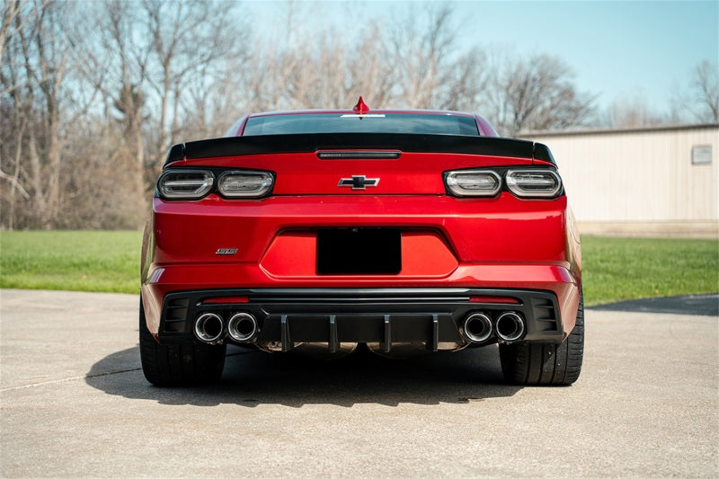 Corsa 2016-2024 Chevrolet Camaro SS / ZL1 Valved Axle-Back Exhaust with Carbon Fiber Quad Tips