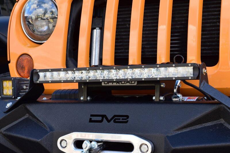 DV8 Offroad 50in Light Bar Slim 250W Spot 5W CREE LED - Black - #BS50E250W5W