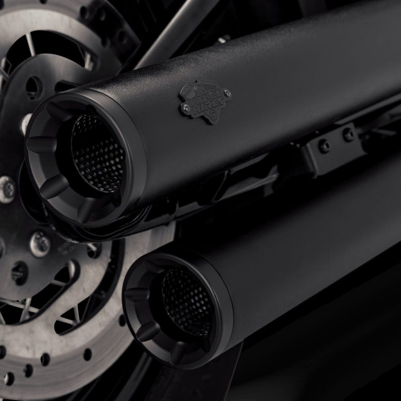 Vance & Hines 46312 Eliminator 300 PCX Slip-Ons Black for 2018-2024 Harley-Davidson Softail