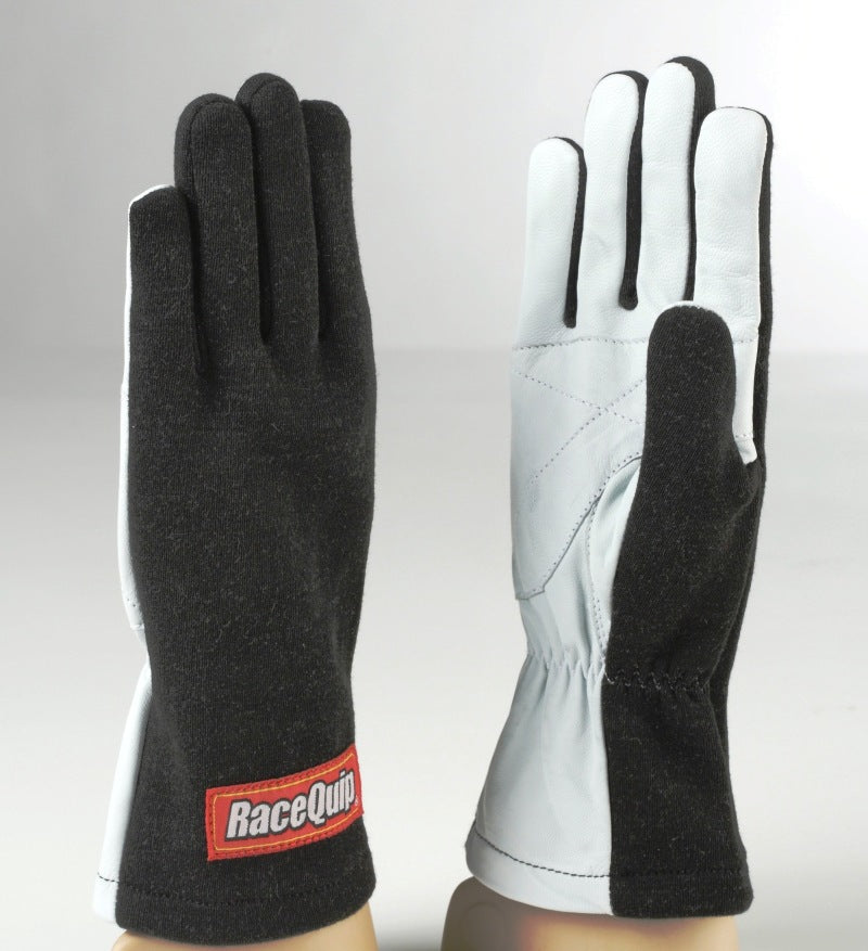 RaceQuip 350005 Black Basic Race Glove - Large