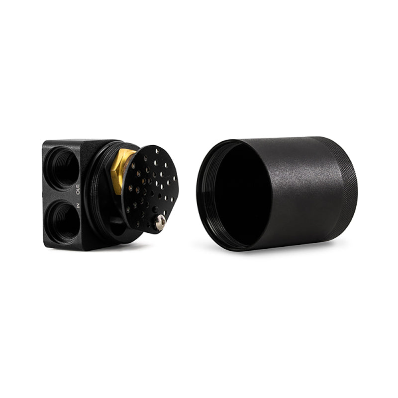 Mishimoto 2015+ BMW F8X M3/M4 Baffled Oil Catch Can - Wrinkle Black - #MMBCC-F80-15CBE