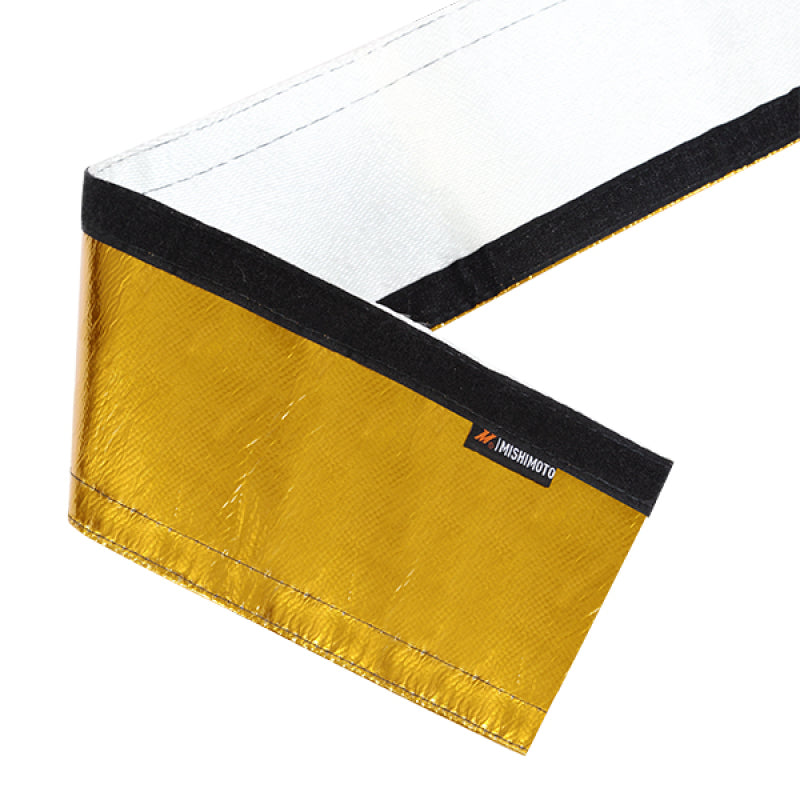 Mishimoto Heat Shielding Sleeve Gold 1 inch x 36 inches - #MMHP-HSS-136GD