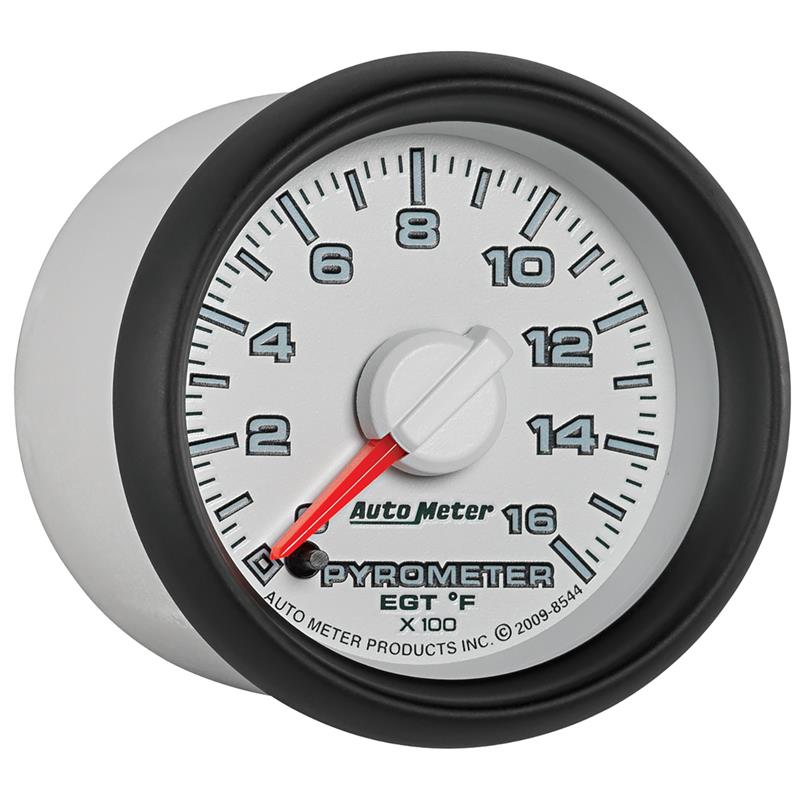 AutoMeter 8544 Factory Match 52mm Full Sweep Electric 0-1600 Degrees F EGT Pyrometer for Gen 3 Dodge