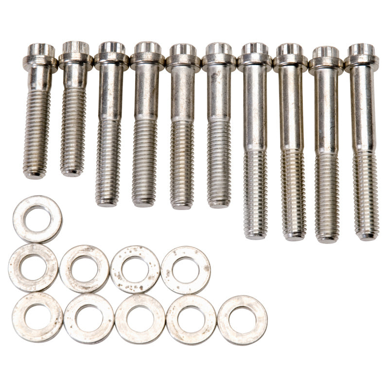 Edelbrock 8507 Plated Intake Bolt Kit for 7105