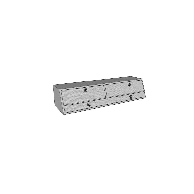 Westin 80-TBS200-90D Brute Contractor TopSider 90 in with Doors Aluminum