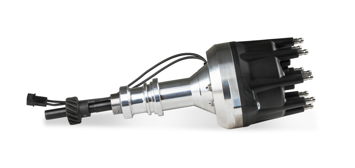 MSD 857951 Distributor for Ford 289-302, Pro Billet, Small Black Cap, Steel Gear