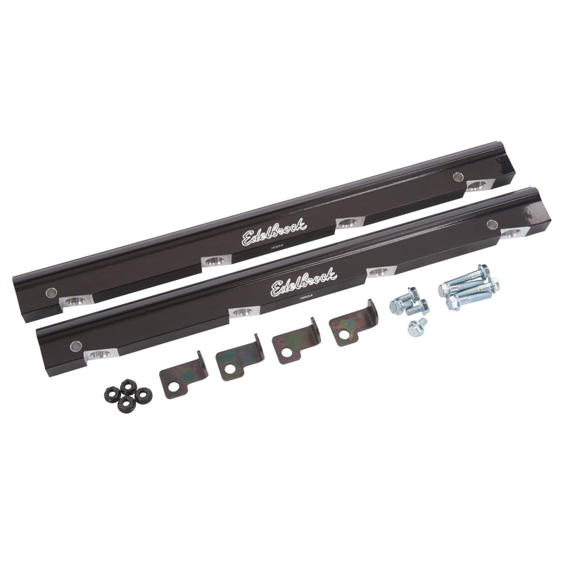 Edelbrock 3504 Fuel Rail Kit for Holden Vn 75945 Anodized Black -6 An
